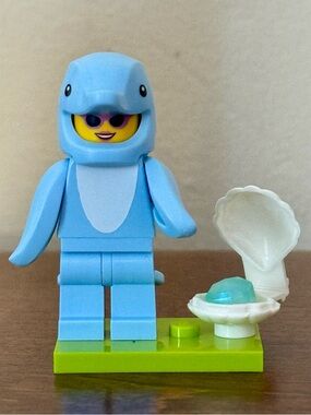 Cute Dolphin Costume Lego Animals Series 28 - Minifigures - 71051